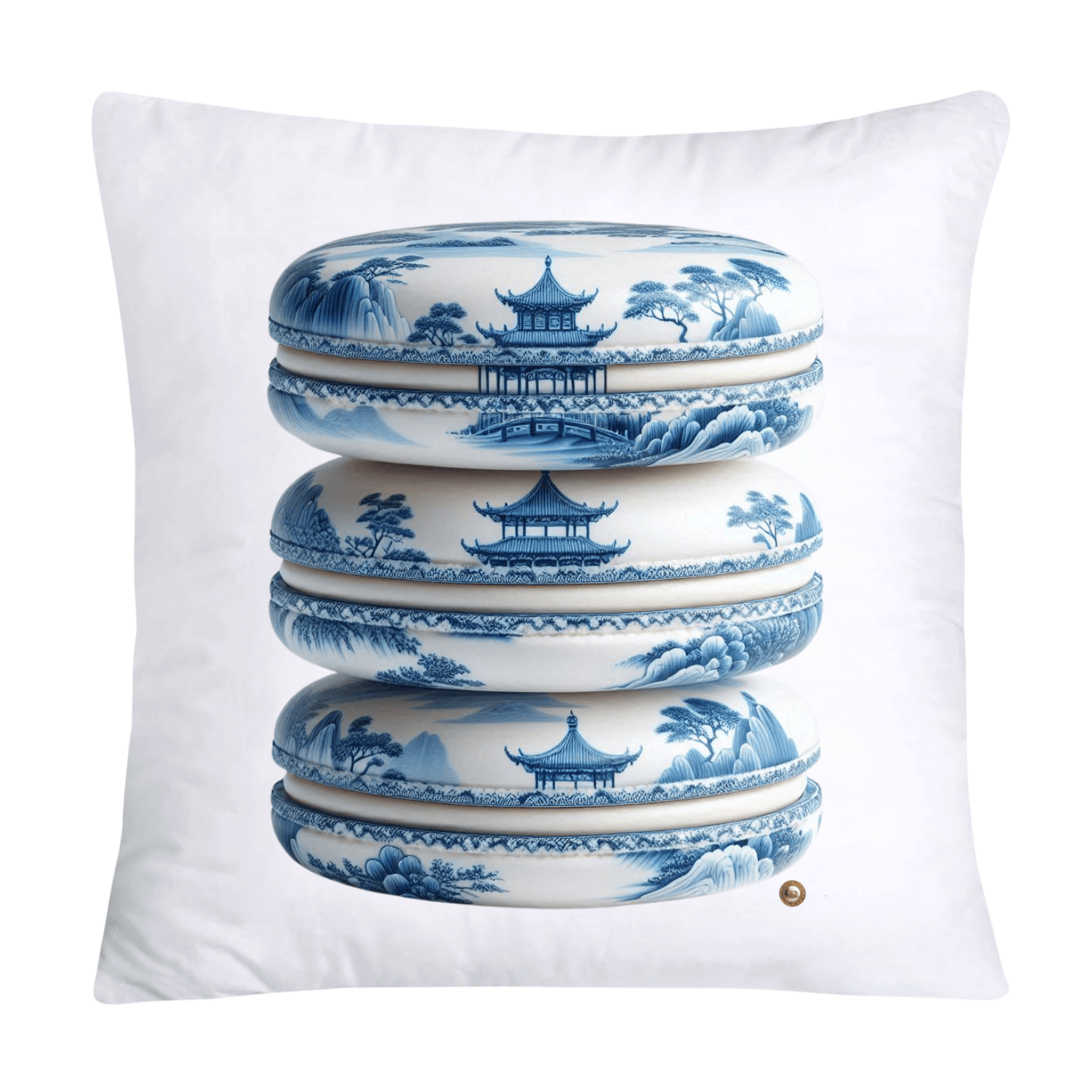 Blue Willow 18x18 Adorable Macaroon Pillow Covers-305