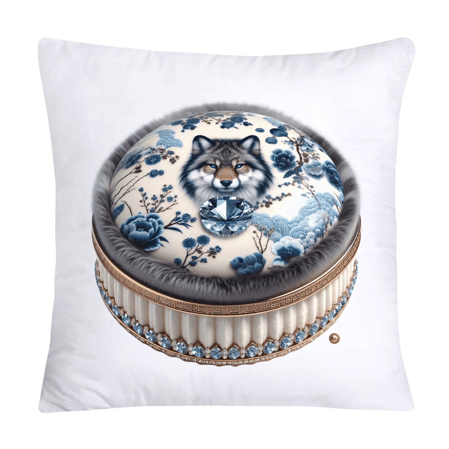 Blue Willow 18x18 Adorable Macaroon Throw Pillow Covers-1847