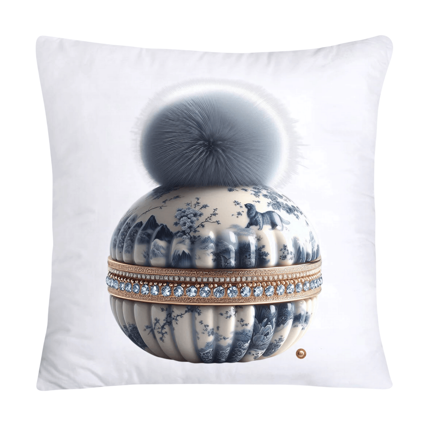 Blue Willow 18x18 Adorable Macaroon Throw Pillow Covers-1859
