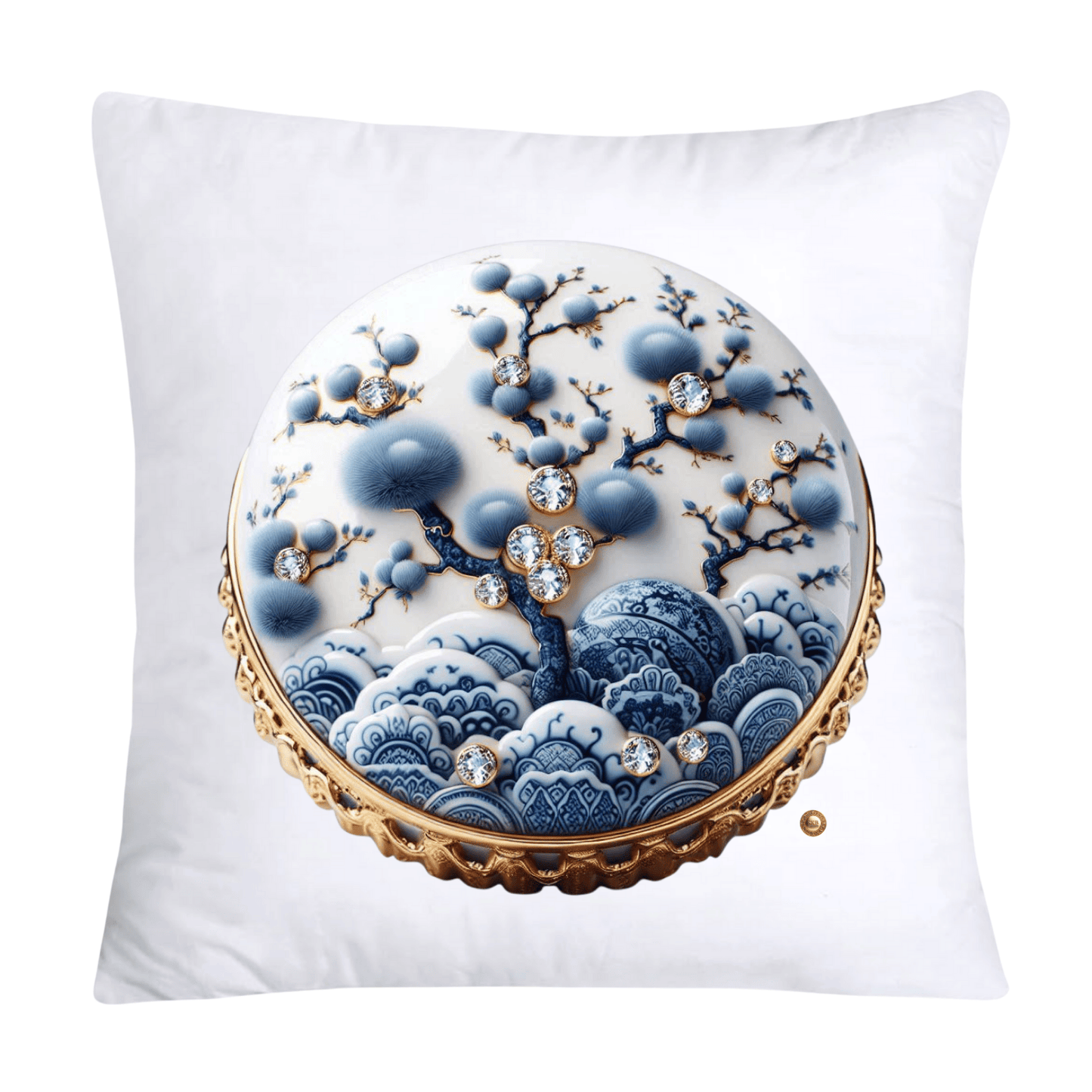 Blue Willow 18x18 Adorable Macaroon Throw Pillow Covers-1849