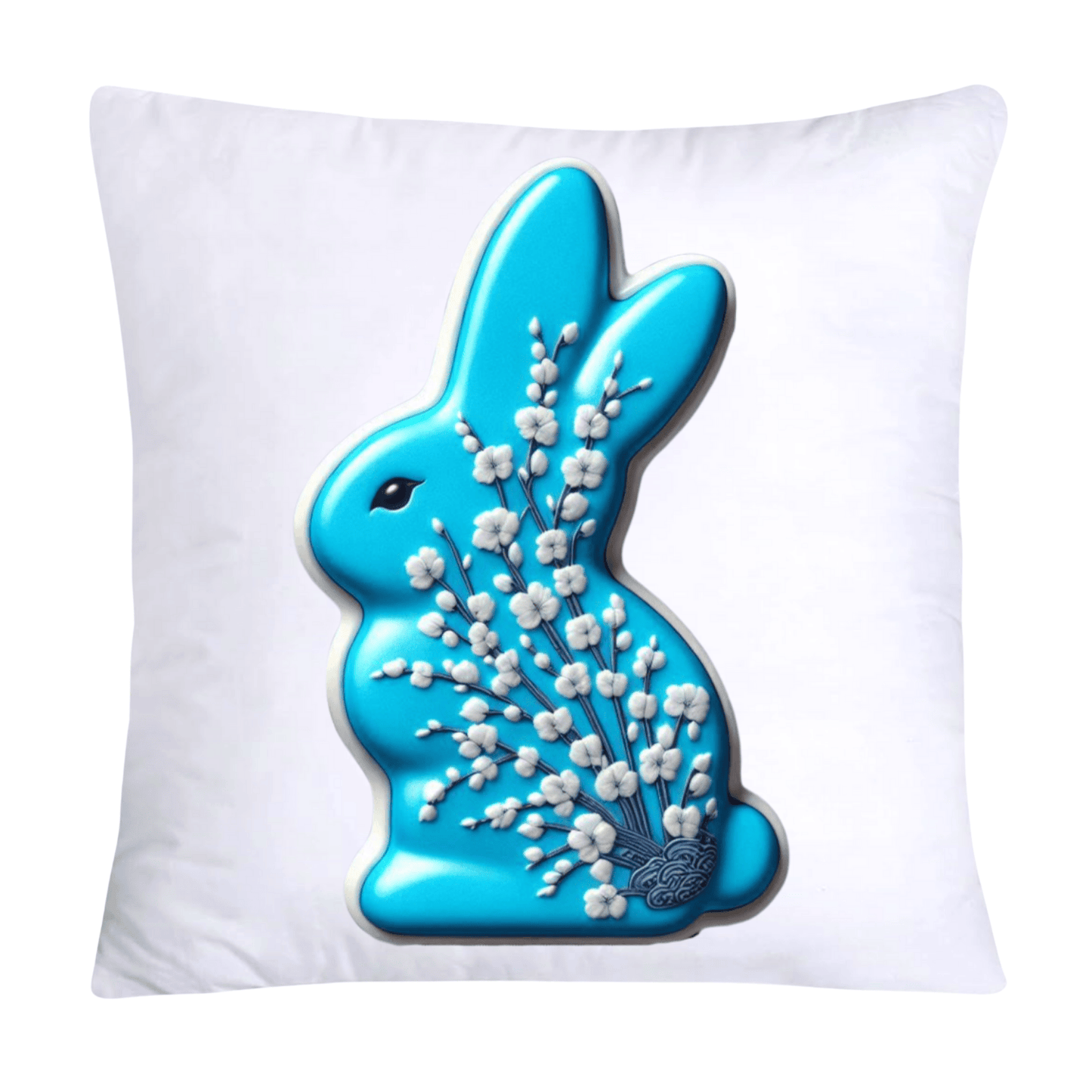 Blue Willow Easter Bunny/Peeps Pillow Covers-18x18-1579