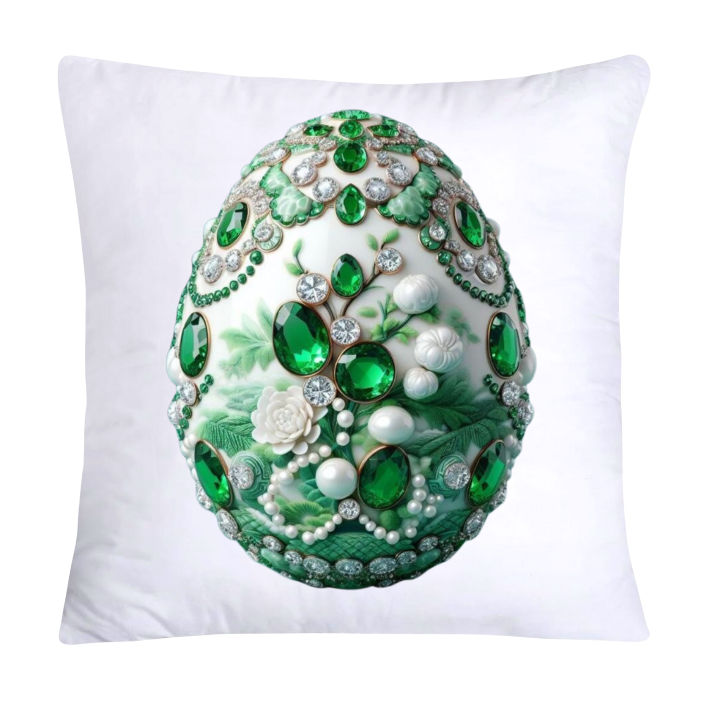 Green Willow Classic Egg 18x18 Pillow Covers-3093