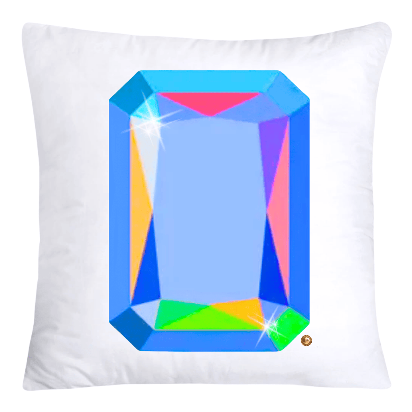 18x18 Sparkling Diamonds and Gemstone Pillow Covers-4004