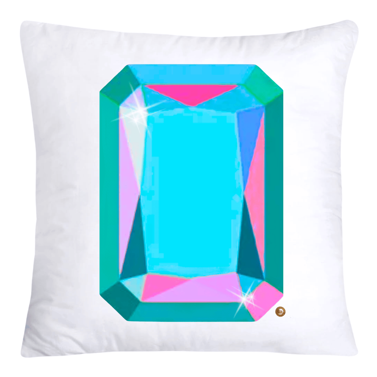 18x18 Sparkling Diamonds and Gemstone Pillow Covers-4008