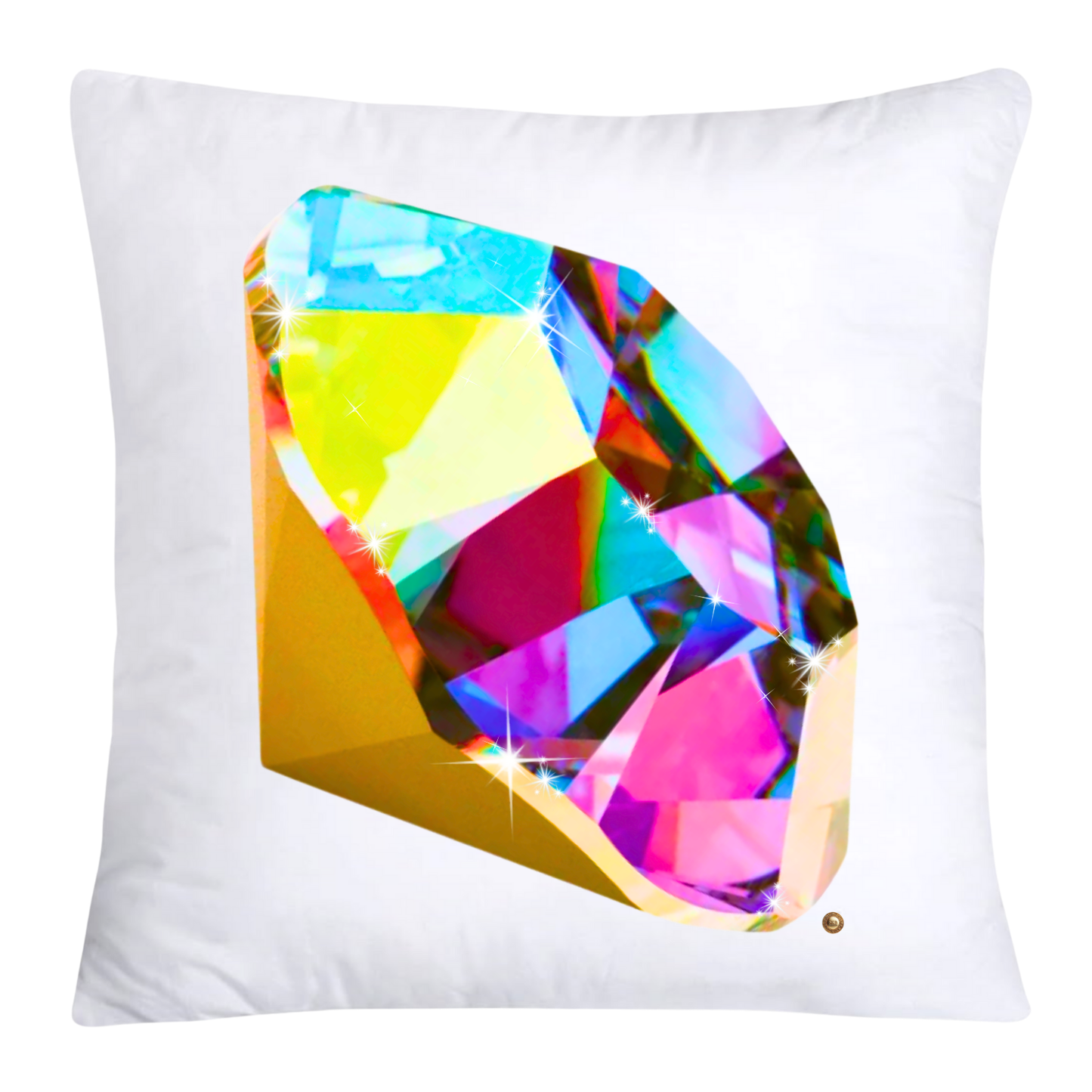 Sparkling Diamonds and Gemstone Pillow Covers-3619