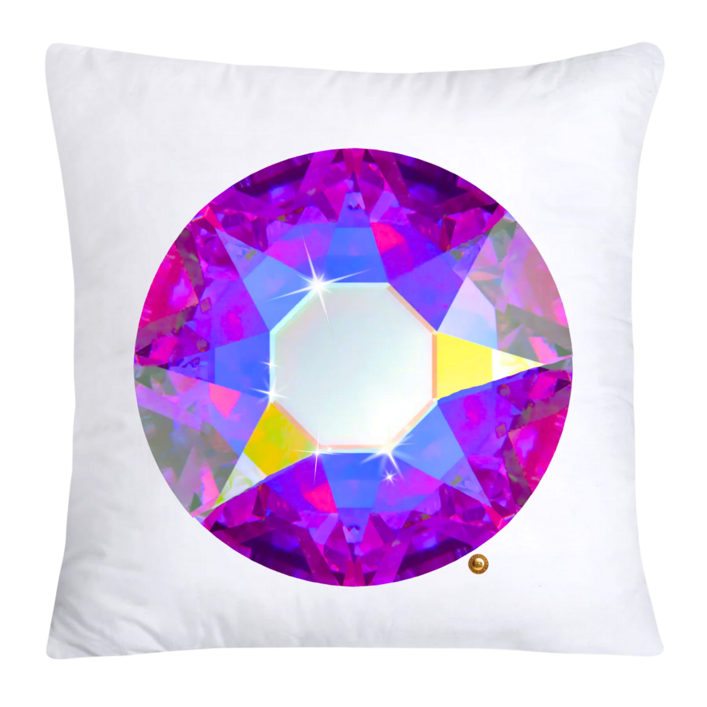 Sparkling Diamonds and Gemstone Pillow Covers 18x18-4732