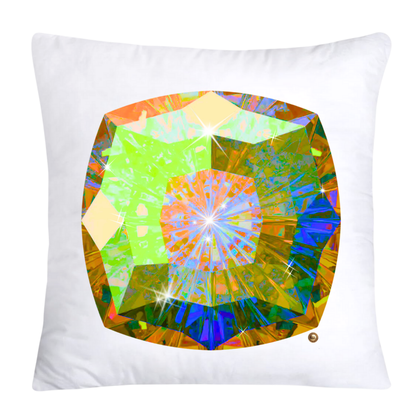 Sparkling Diamonds and Gemstone Pillow Covers-3636