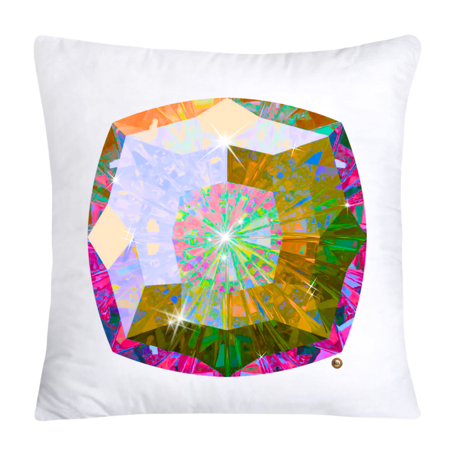 Sparkling Diamonds and Gemstone Pillow Covers-3644