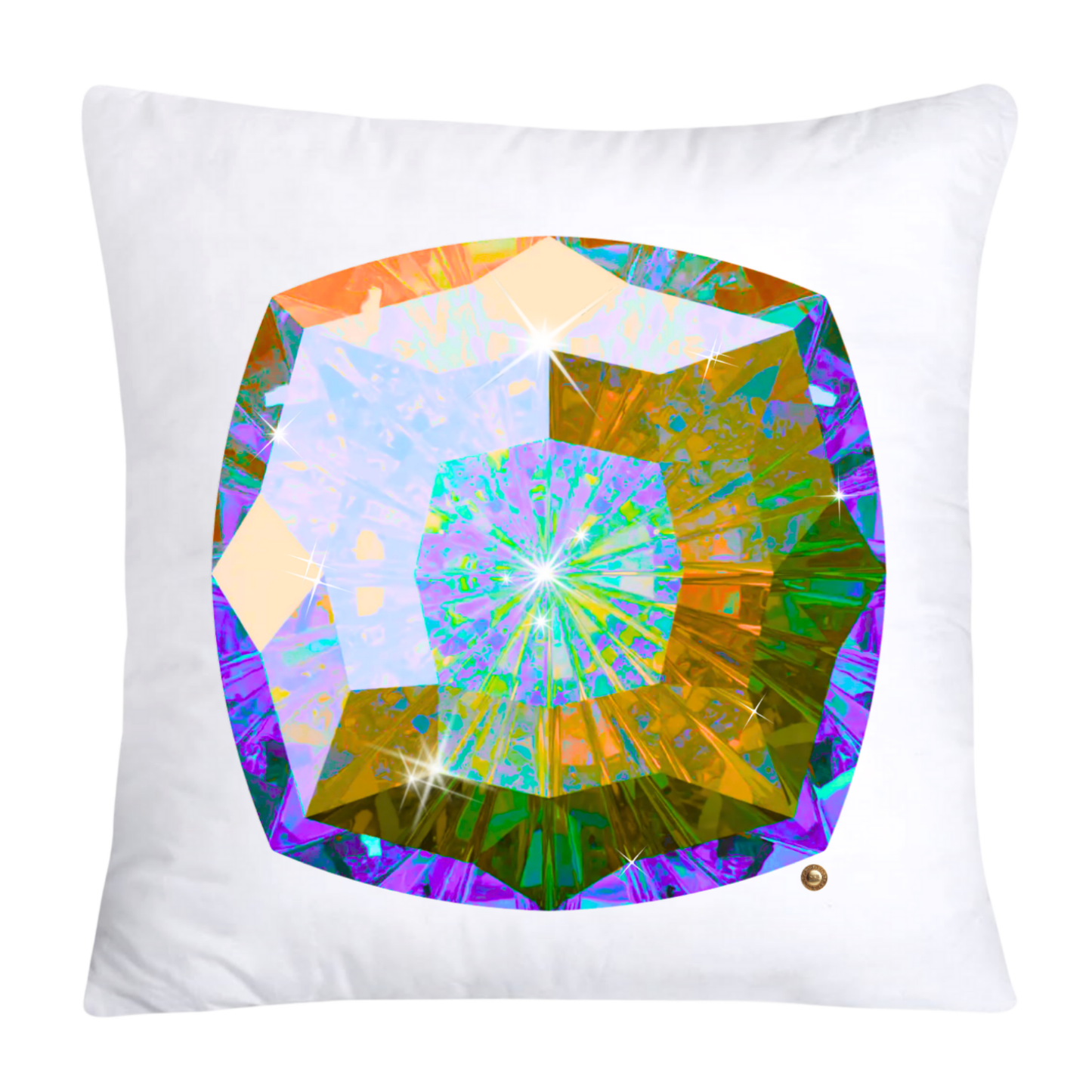 Sparkling Diamonds and Gemstone Pillow Covers-3643