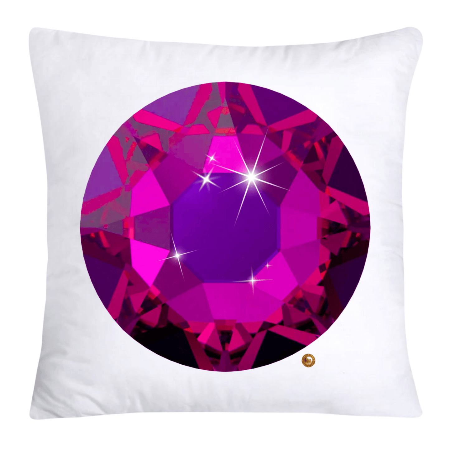 Sparkling Diamonds and Gemstone Pillow Covers 18x18-4239