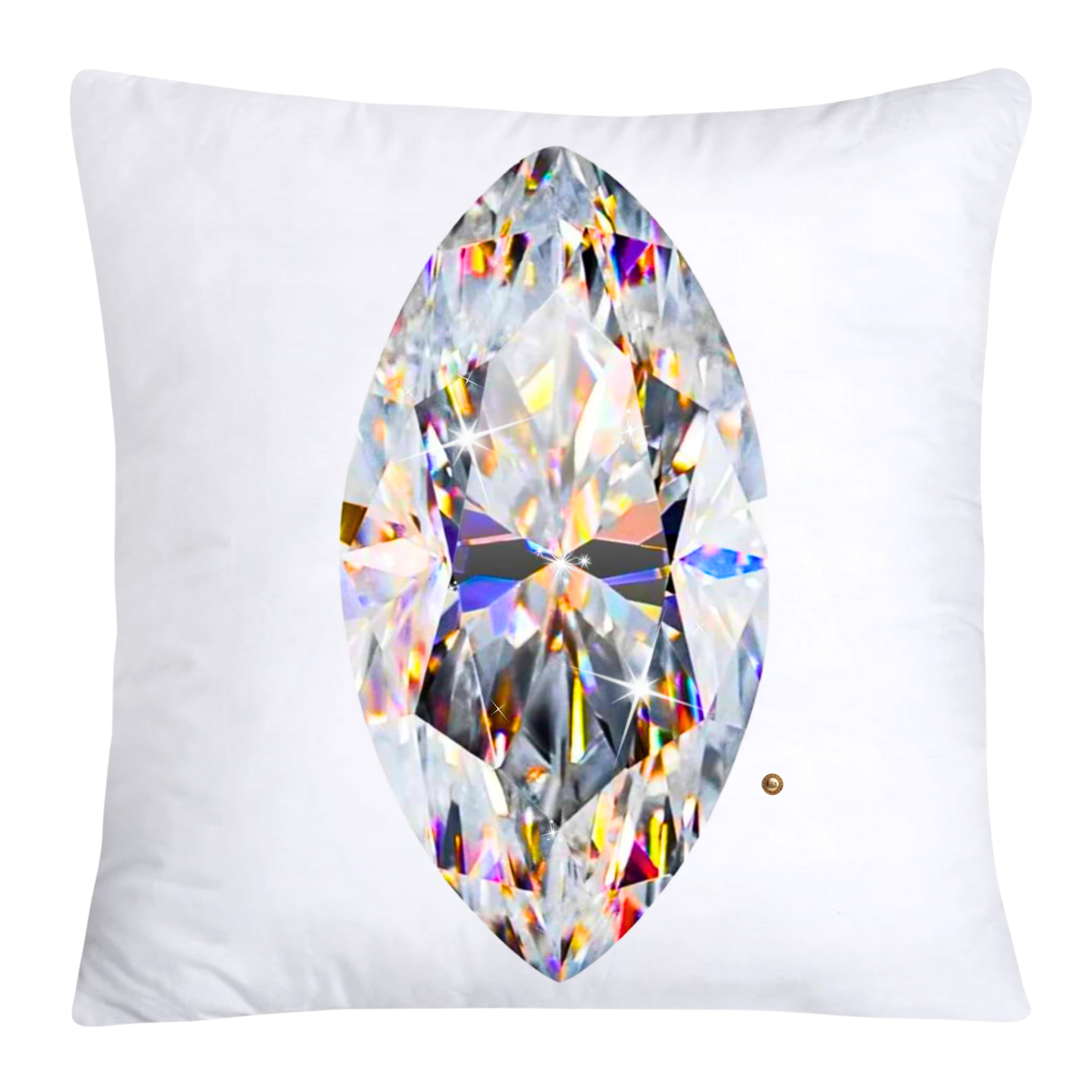 Sparkling Diamonds and Gemstone Pillow Covers-3637