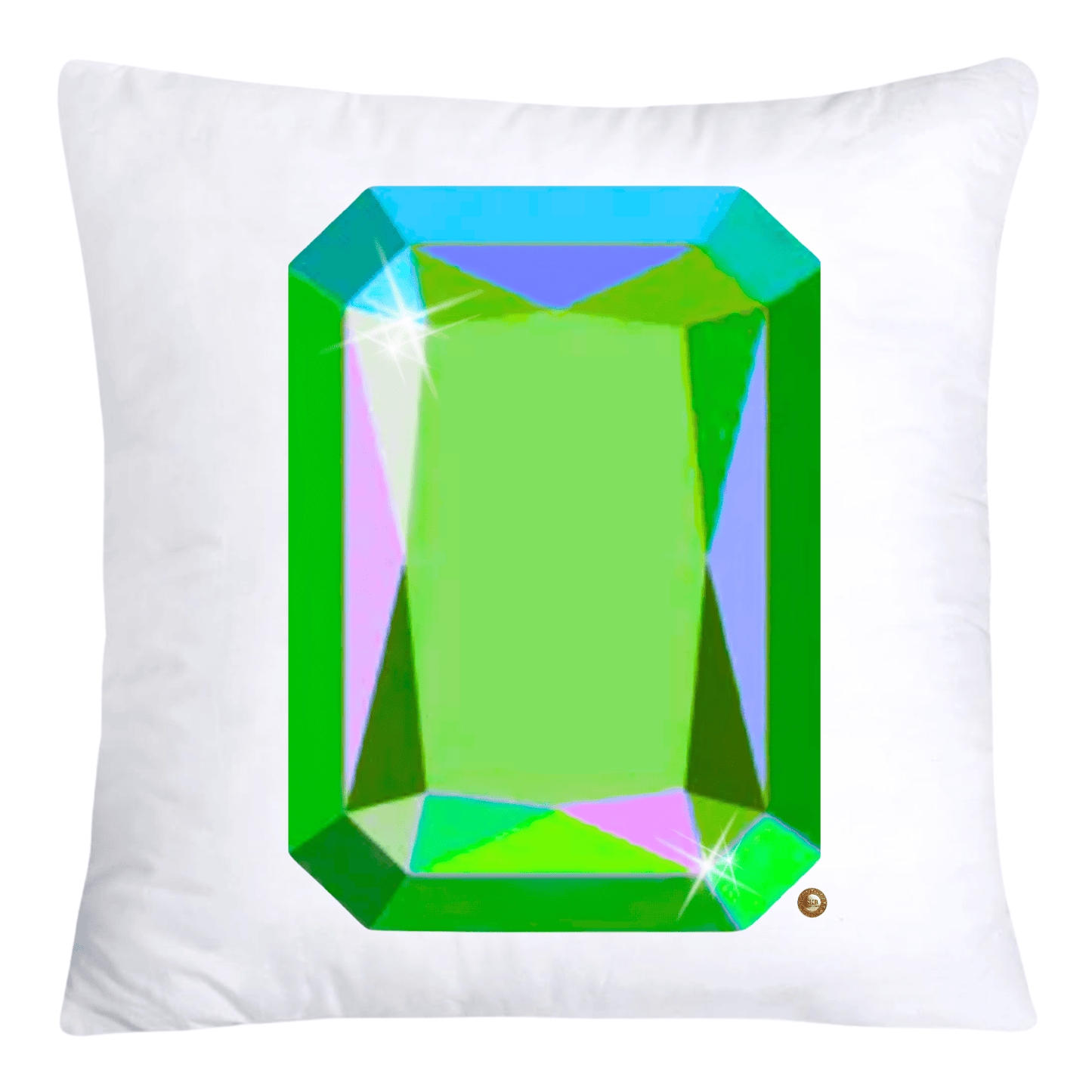 18x18 Sparkling Diamonds and Gemstone Pillow Covers-4002