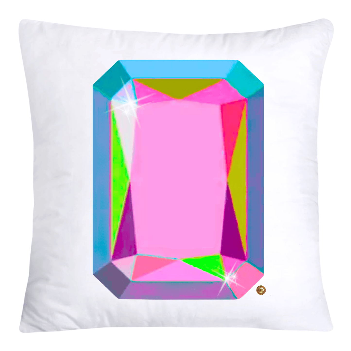 18x18 Sparkling Diamonds and Gemstone Pillow Covers-4010