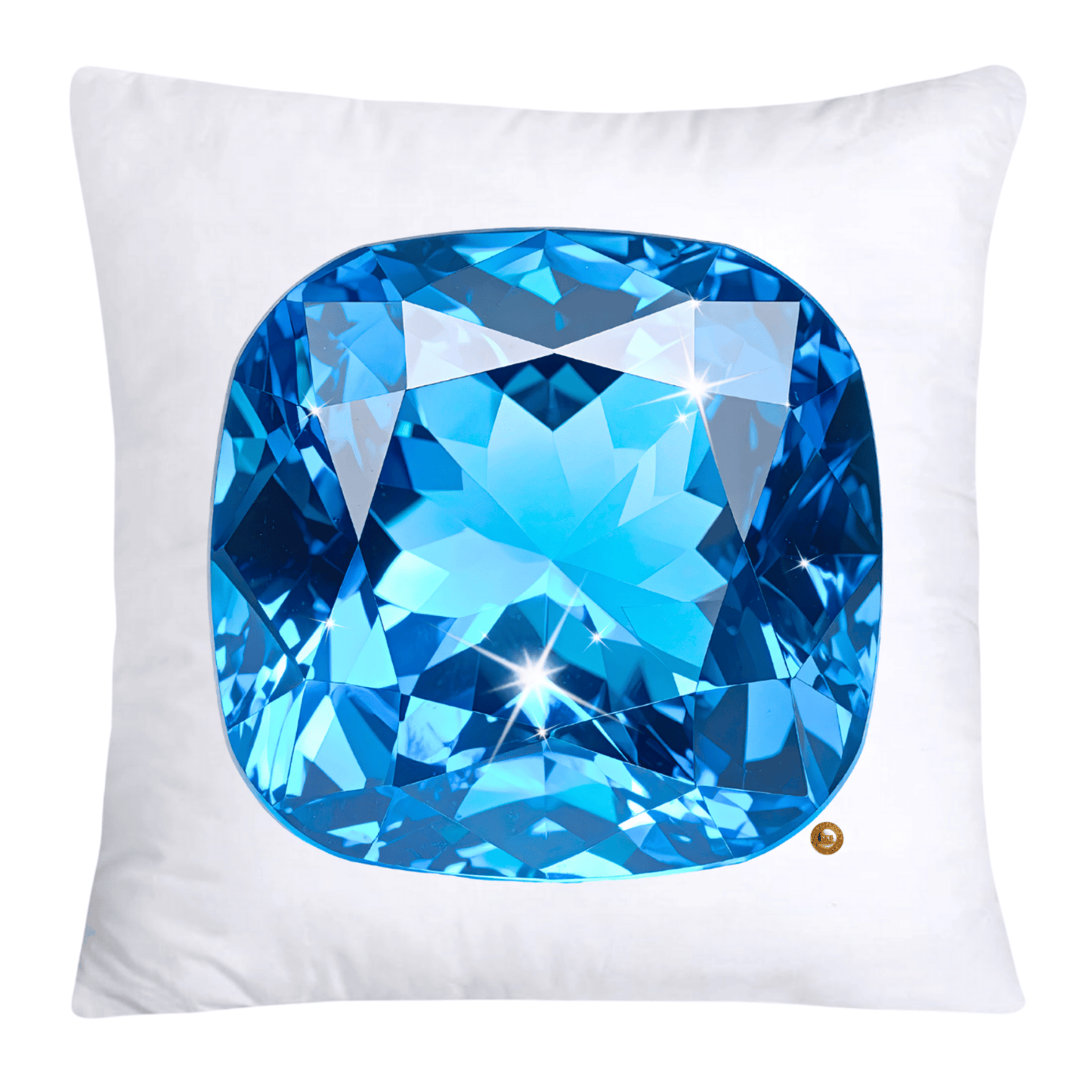 Sparkling Diamonds and Gemstone Pillow Covers 18x18-4744