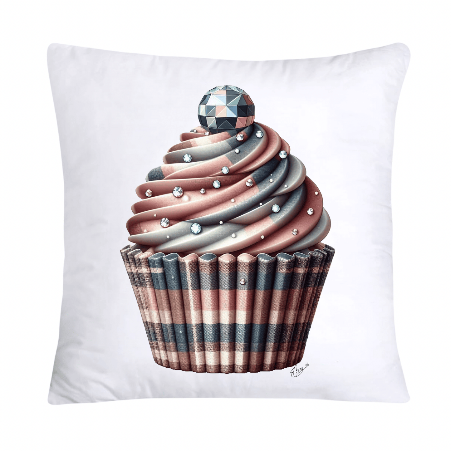 Pastel Cupcakes and Candy Pillow Covers 18x18-2501