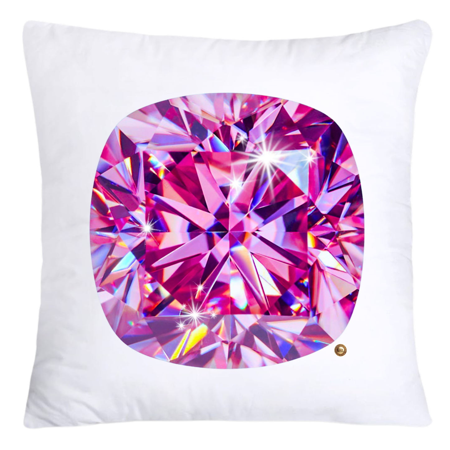 Sparkling Diamonds and Gemstone Pillow Covers 18x18-4713