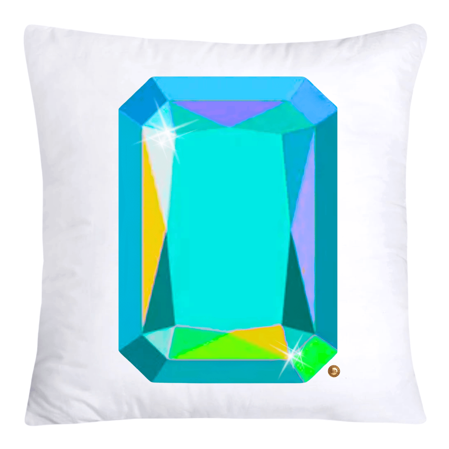 18x18 Sparkling Diamonds and Gemstone Pillow Covers-4011