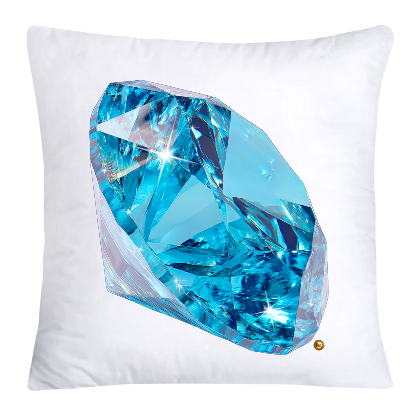 Sparkling Diamonds and Gemstone Pillow Covers 18x18-4743