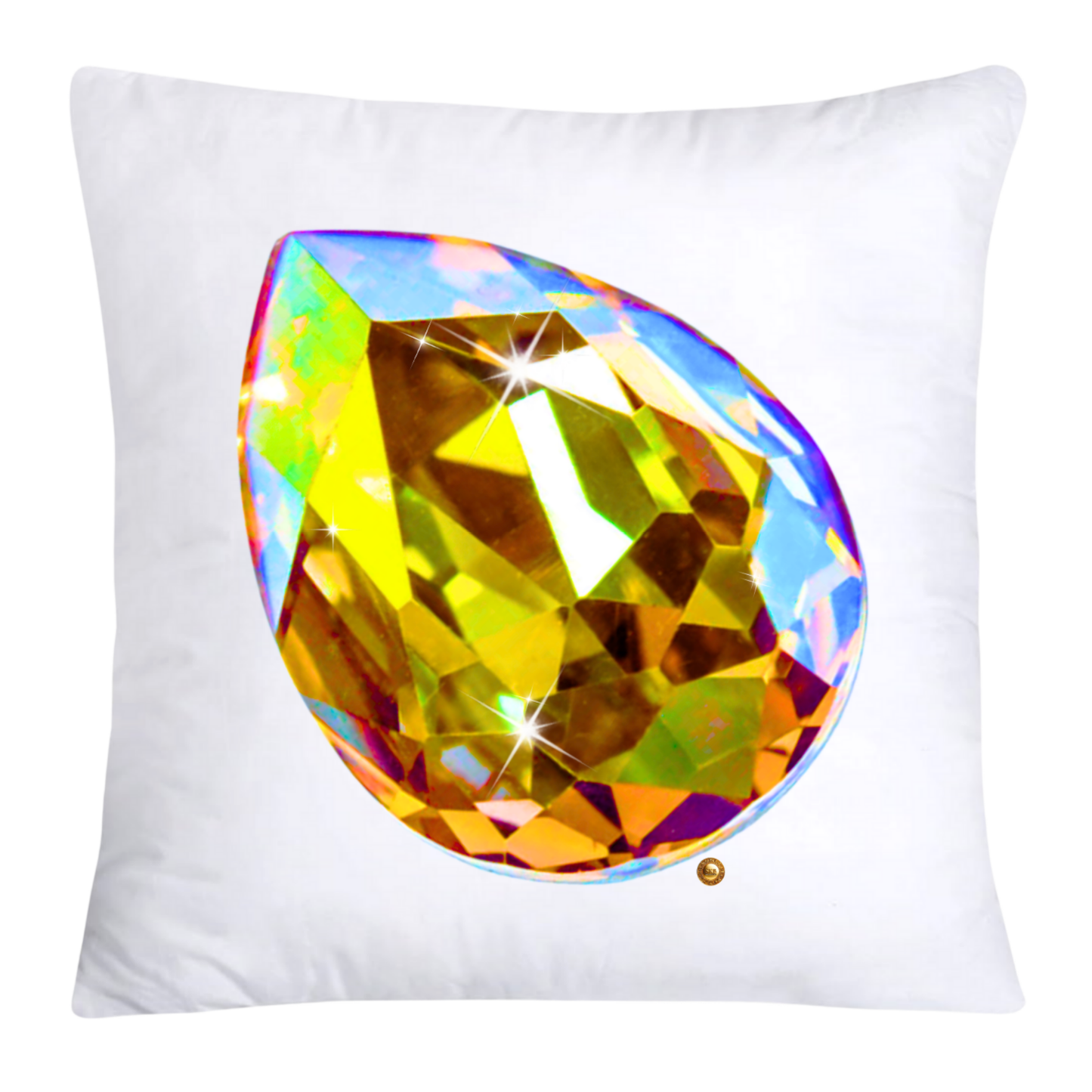 Sparkling Diamonds and Gemstone Pillow Covers 18x18-4738