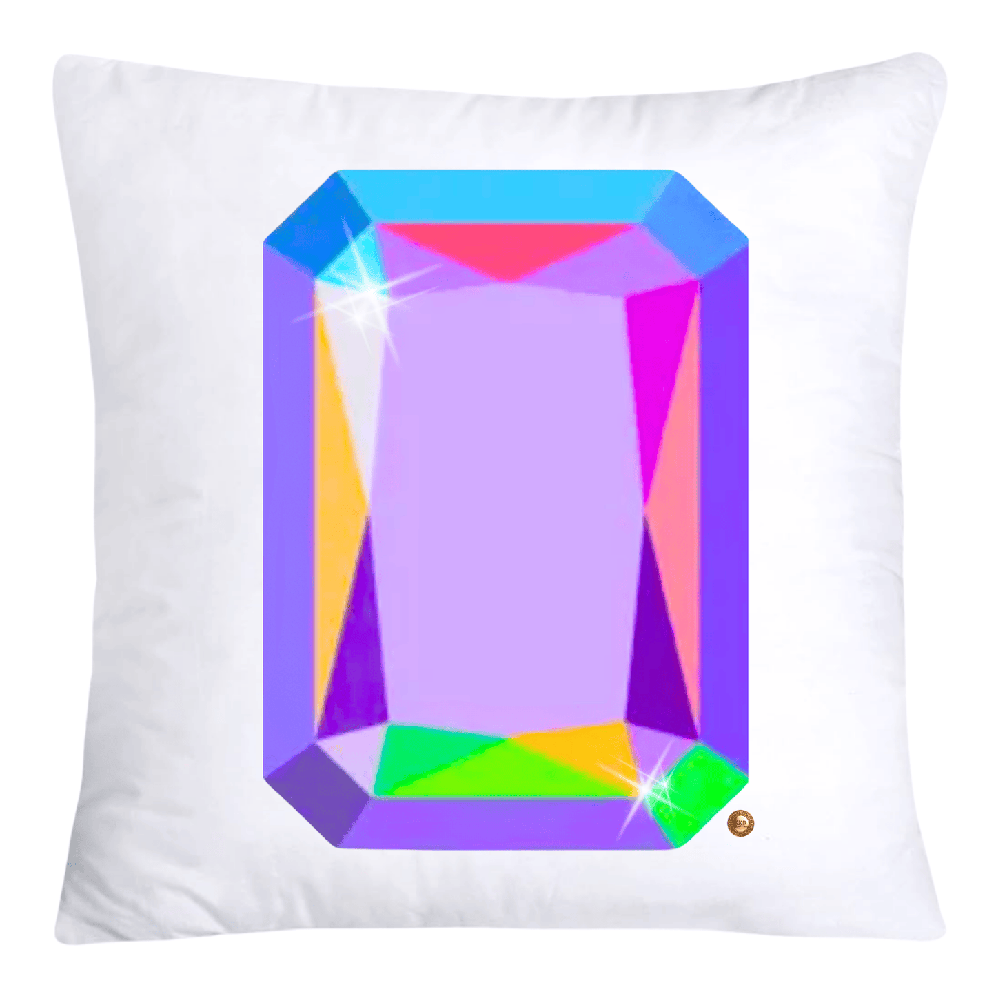 18x18 Sparkling Diamonds and Gemstone Pillow Covers-4007