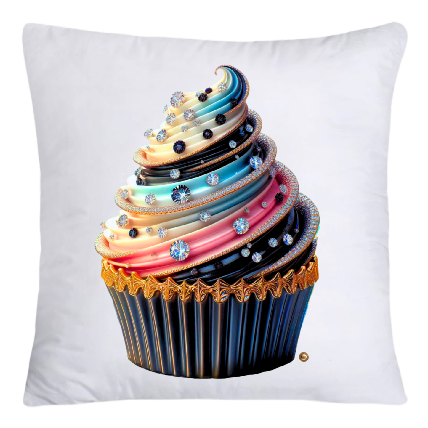Wild Animal Print Cupcake 18x18 Throw Pillow Covers-4178