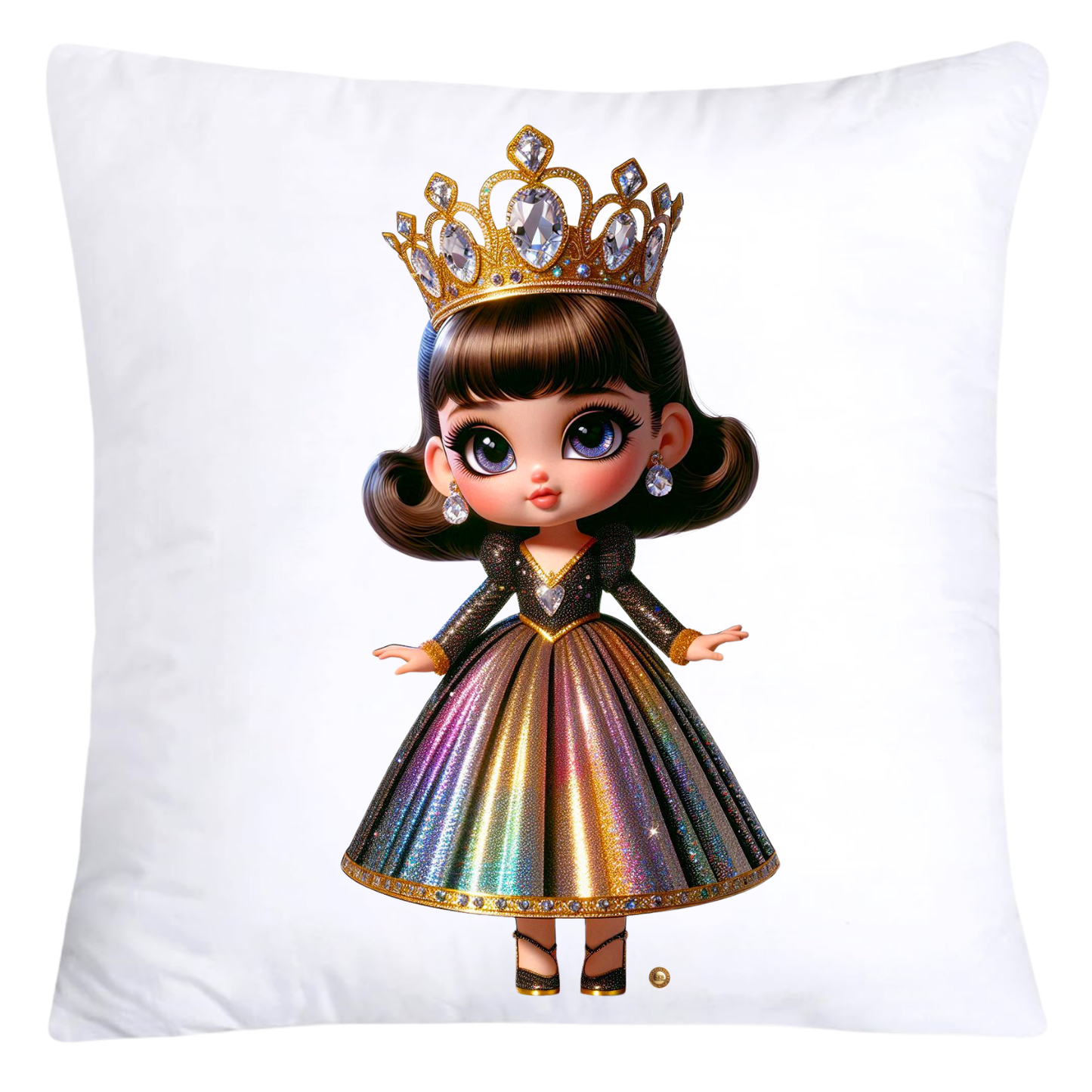 Adorable Princess/Pageant Queen Little Girl’s Pillow Covers-5515