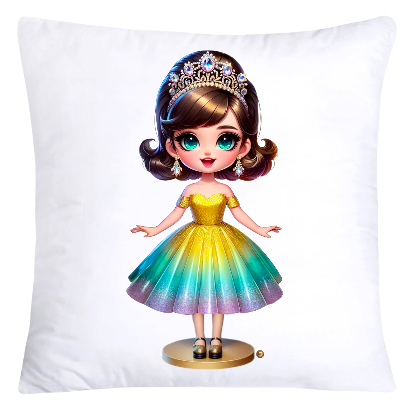 Adorable Princess/Pageant Queen Little Girl’s Pillow Covers-5511