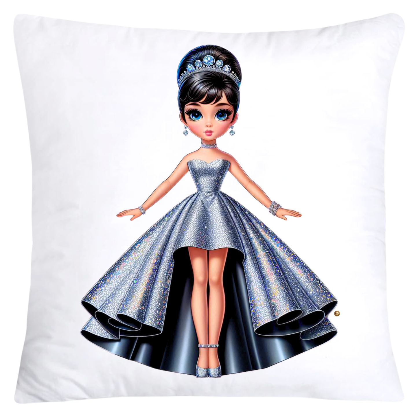 Adorable Princess/Pageant Queen Little Girl’s Pillow Covers-5555
