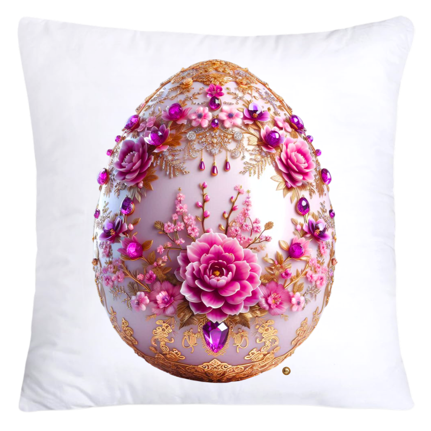 Purple Violet Orchid (Symbol of Spiritual Energy) 18x18 Egg Pillow Covers-5912