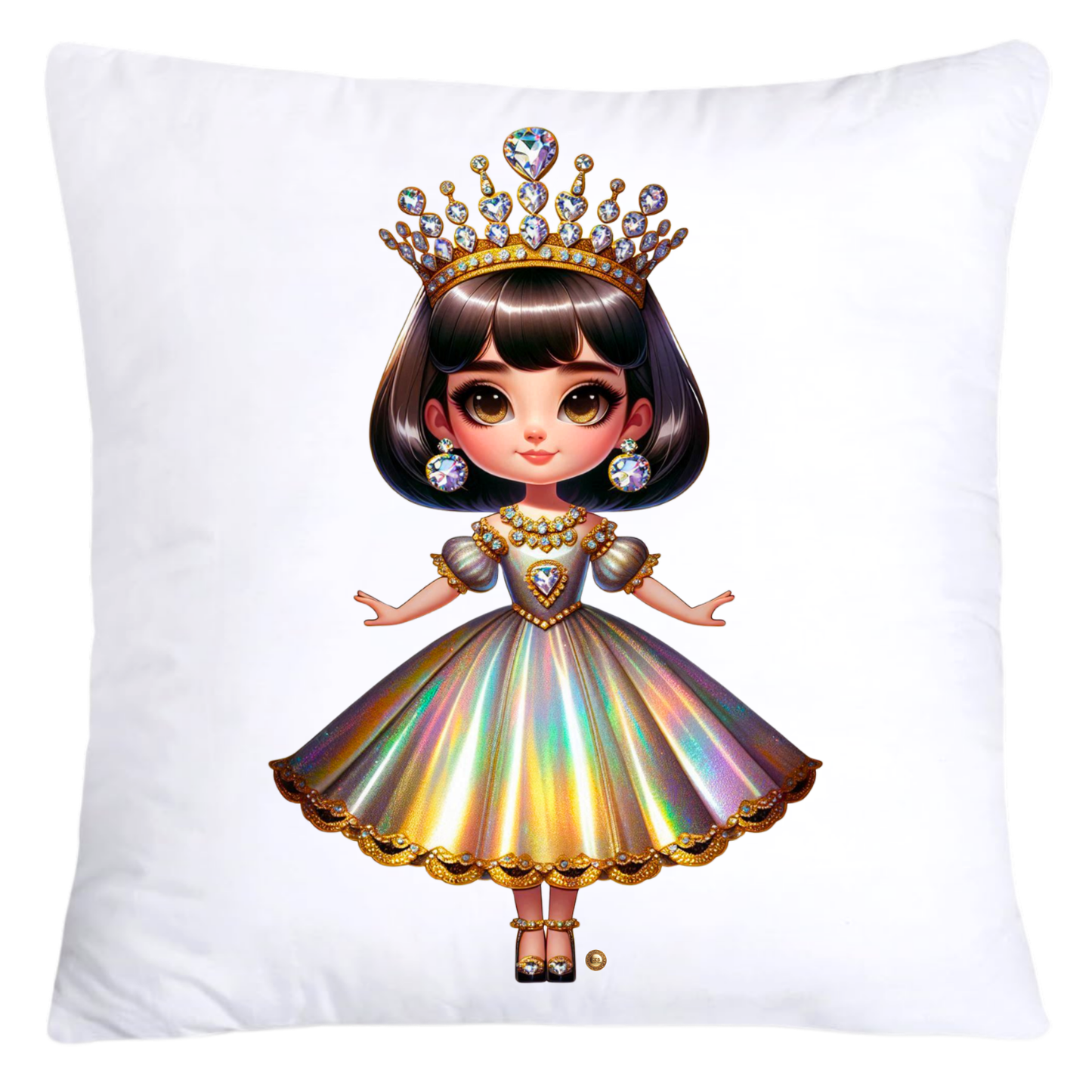 Adorable Princess/Pageant Queen Little Girl’s Pillow Covers-5469