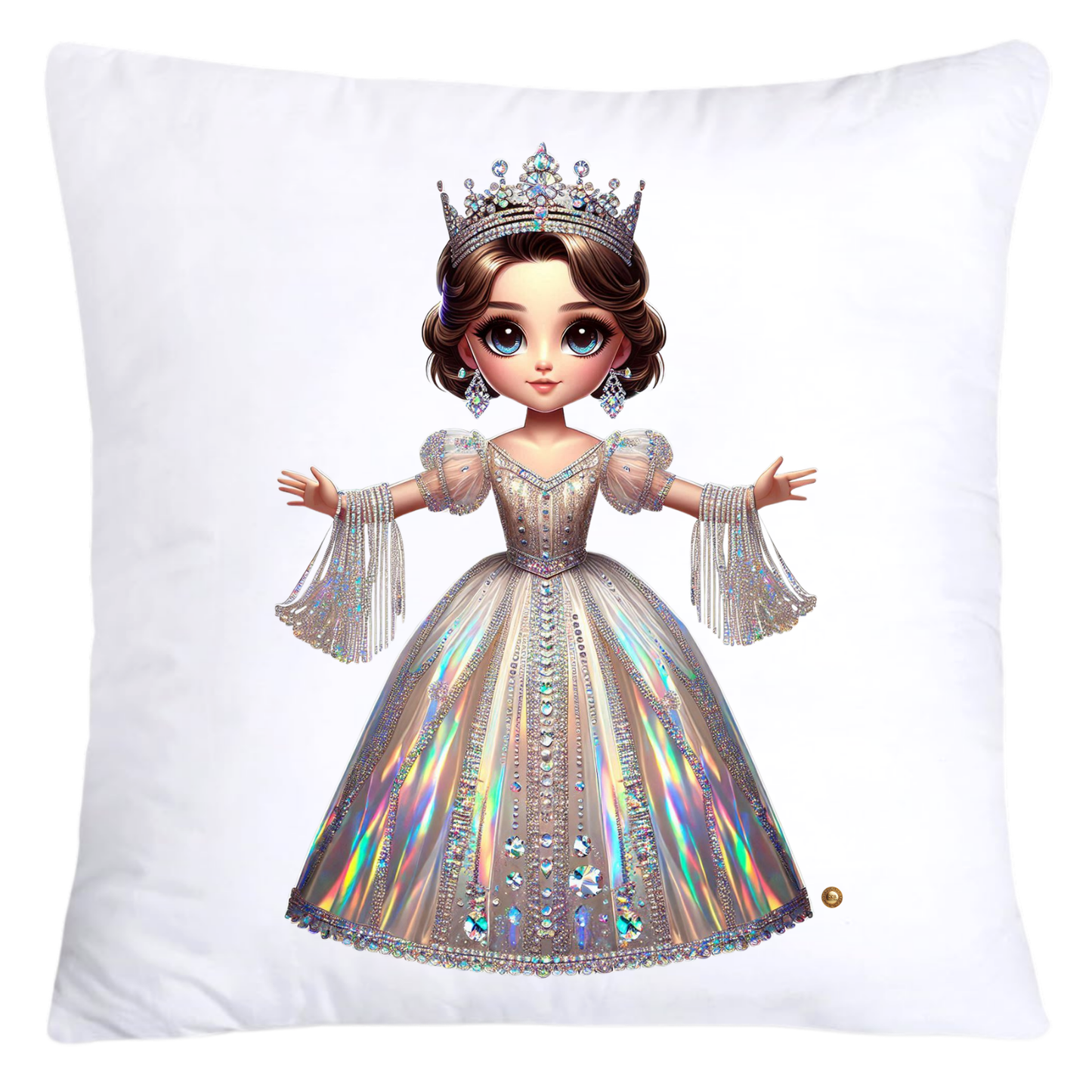 Adorable Princess/Pageant Queen Little Girl’s Pillow Covers-5472