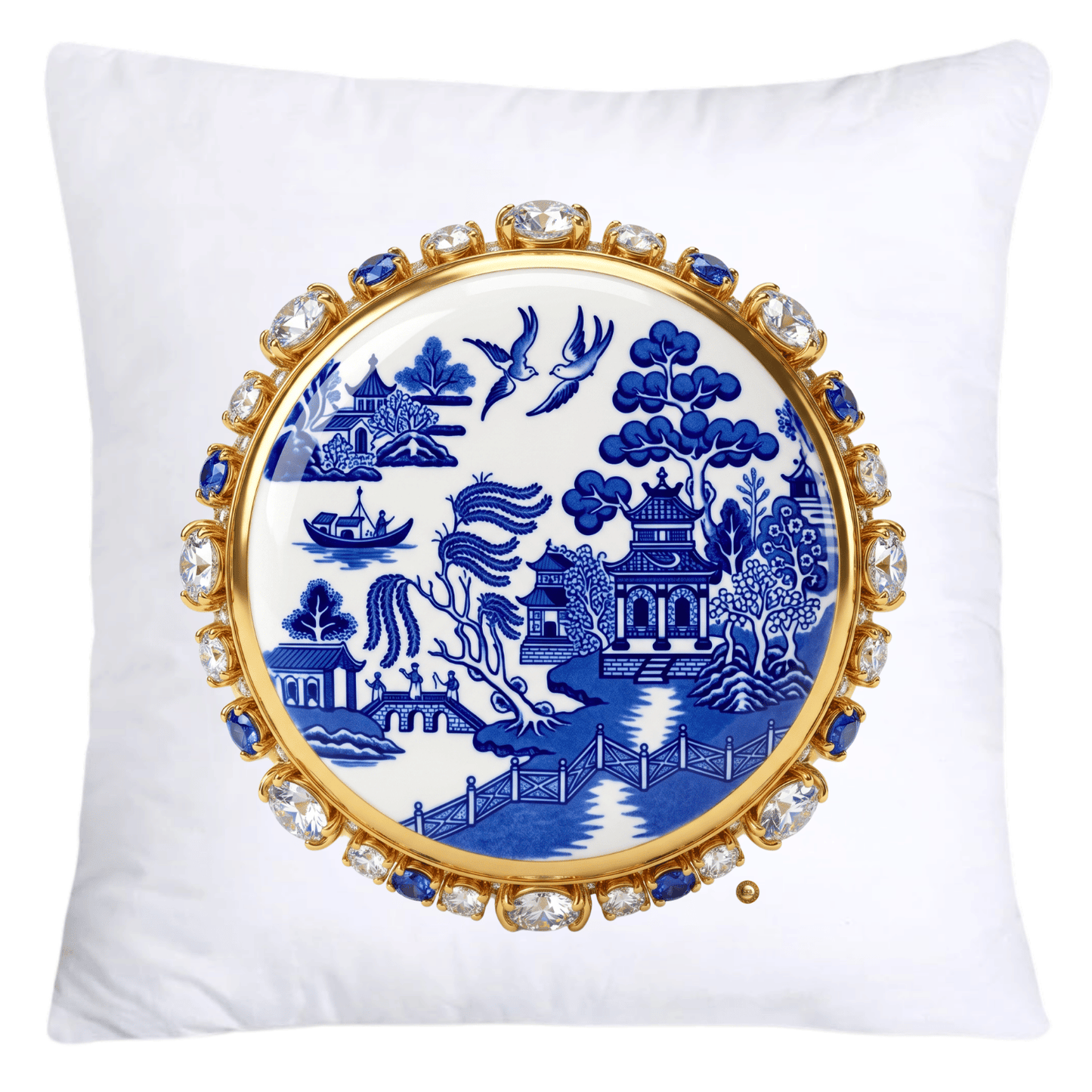 Blue Willow 18x18 Adorable Macaroon Throw Pillow Covers-5837