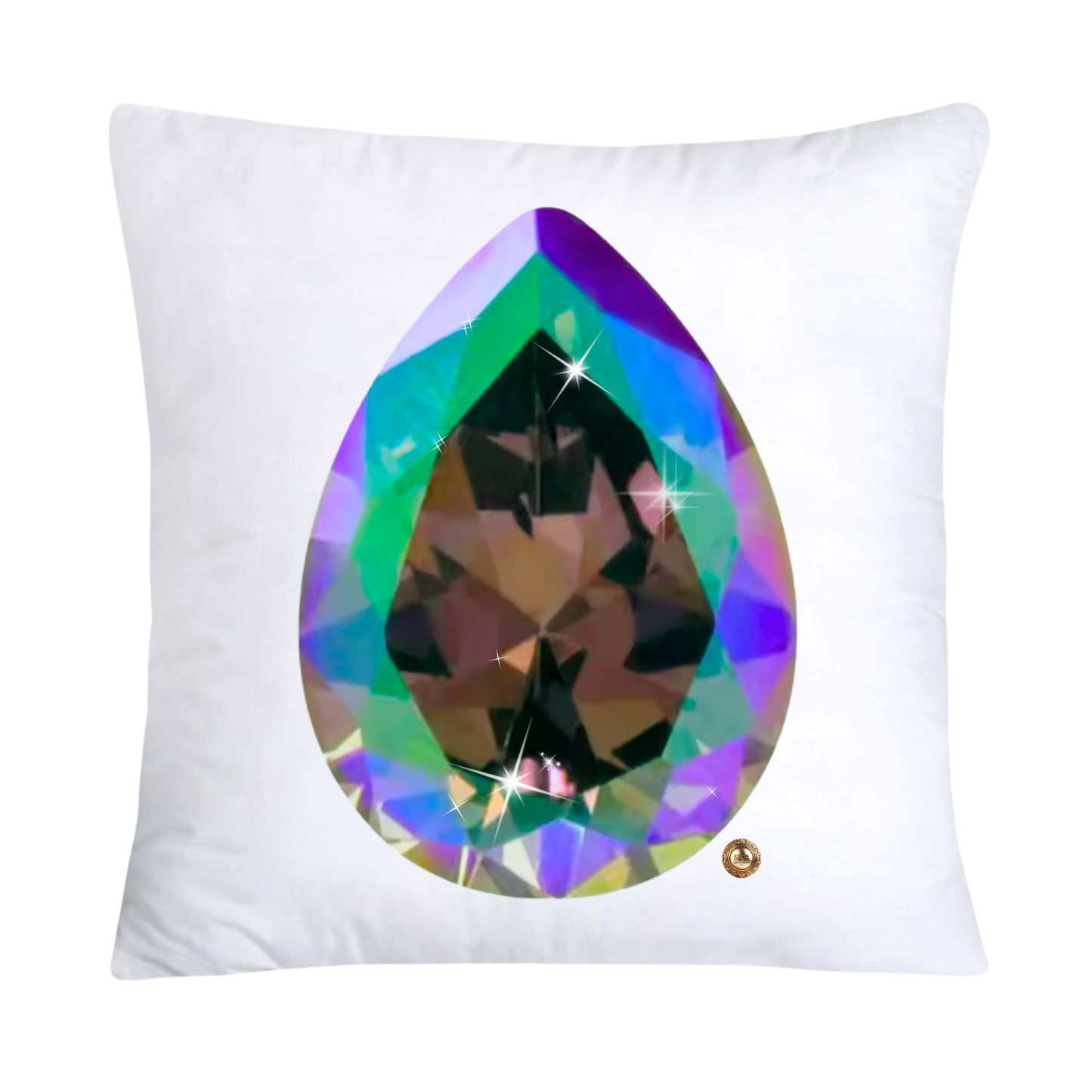 Sparkling Diamonds and Gemstone Pillow Covers-517