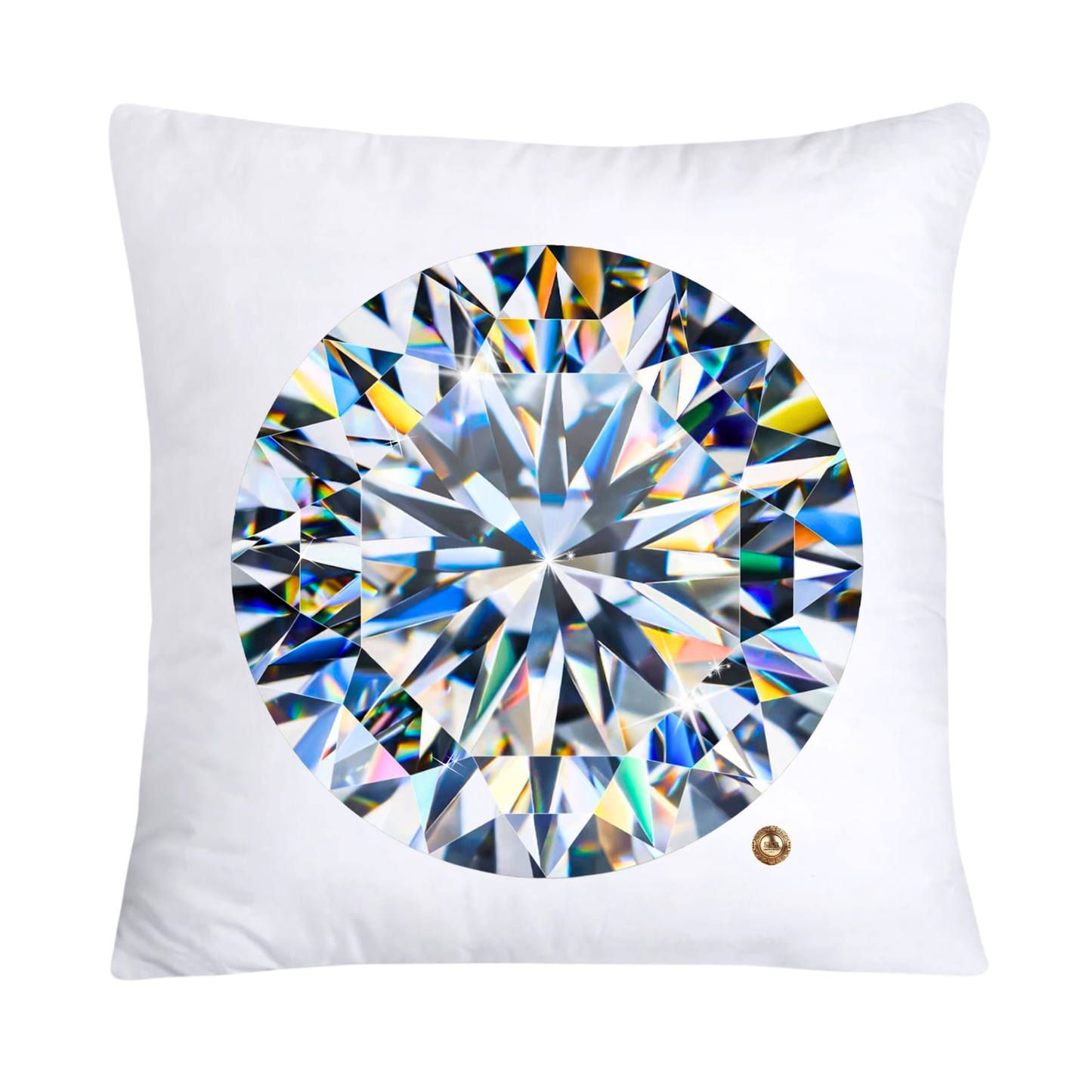 Sparkling Diamonds and Gemstone Pillow Covers-529