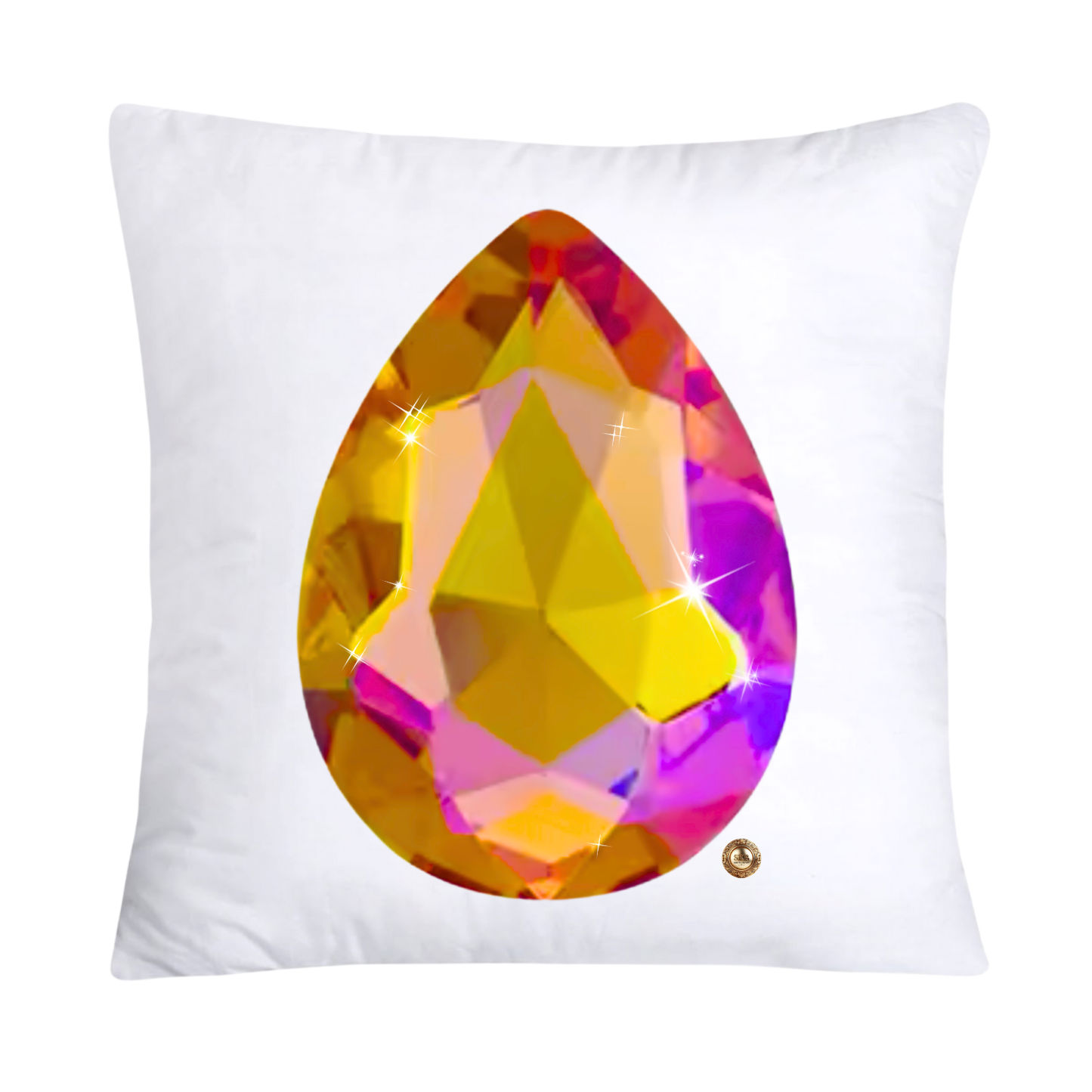 Sparkling Diamonds and Gemstone Pillow Covers-518