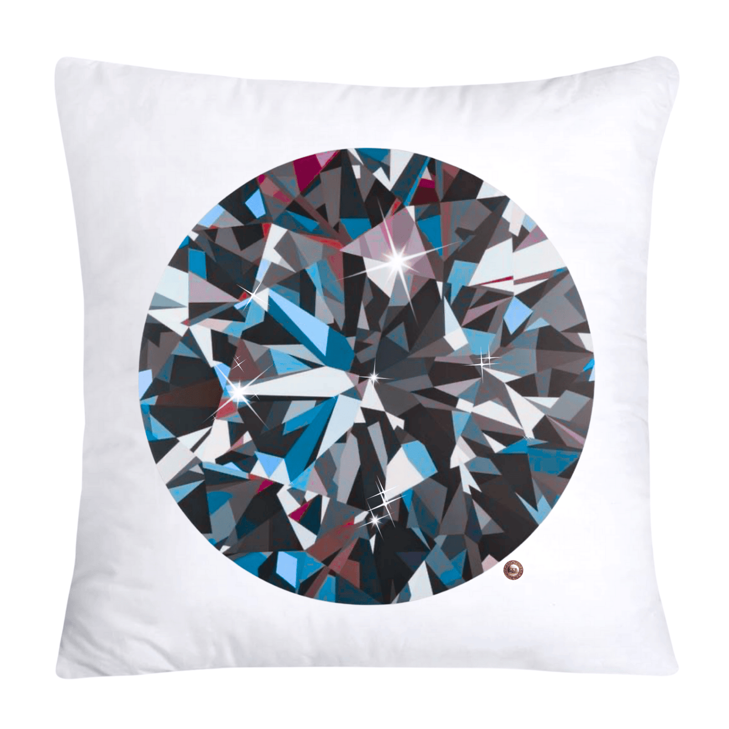 Sparkling Diamonds and Gemstone Pillow Covers-3591