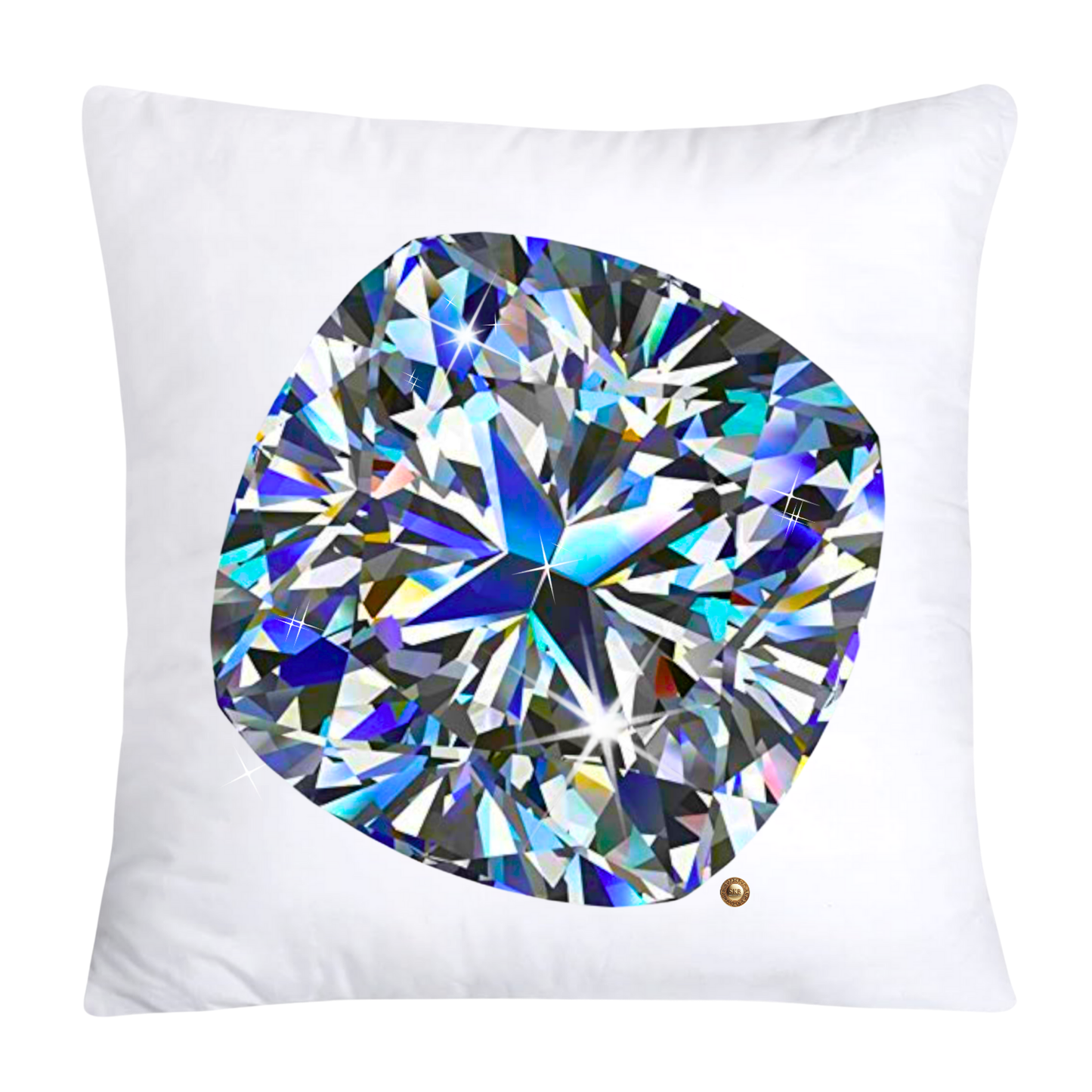 Sparkling Diamonds and Gemstone Pillow Covers-3198