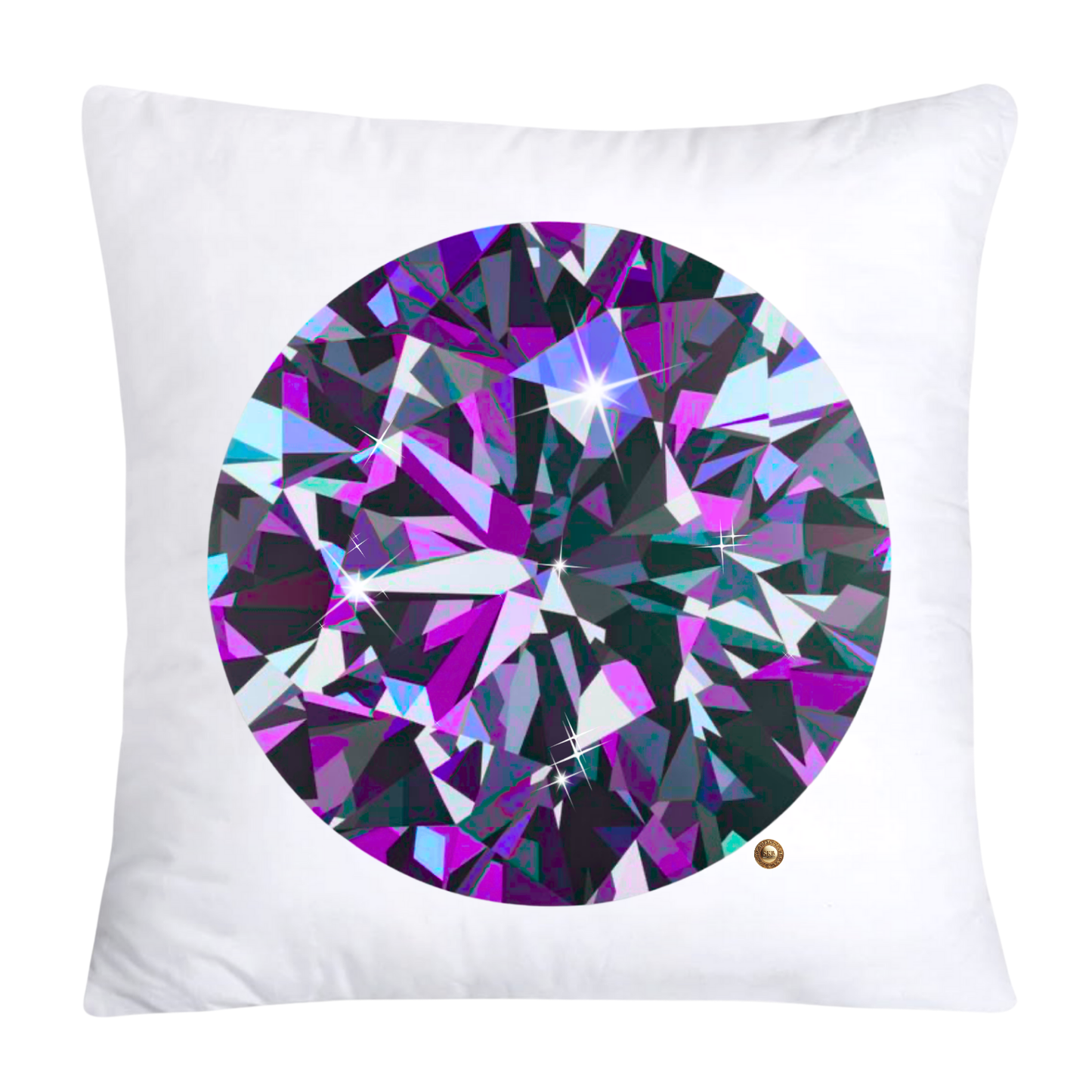 Sparkling Diamonds and Gemstone Pillow Covers-3587