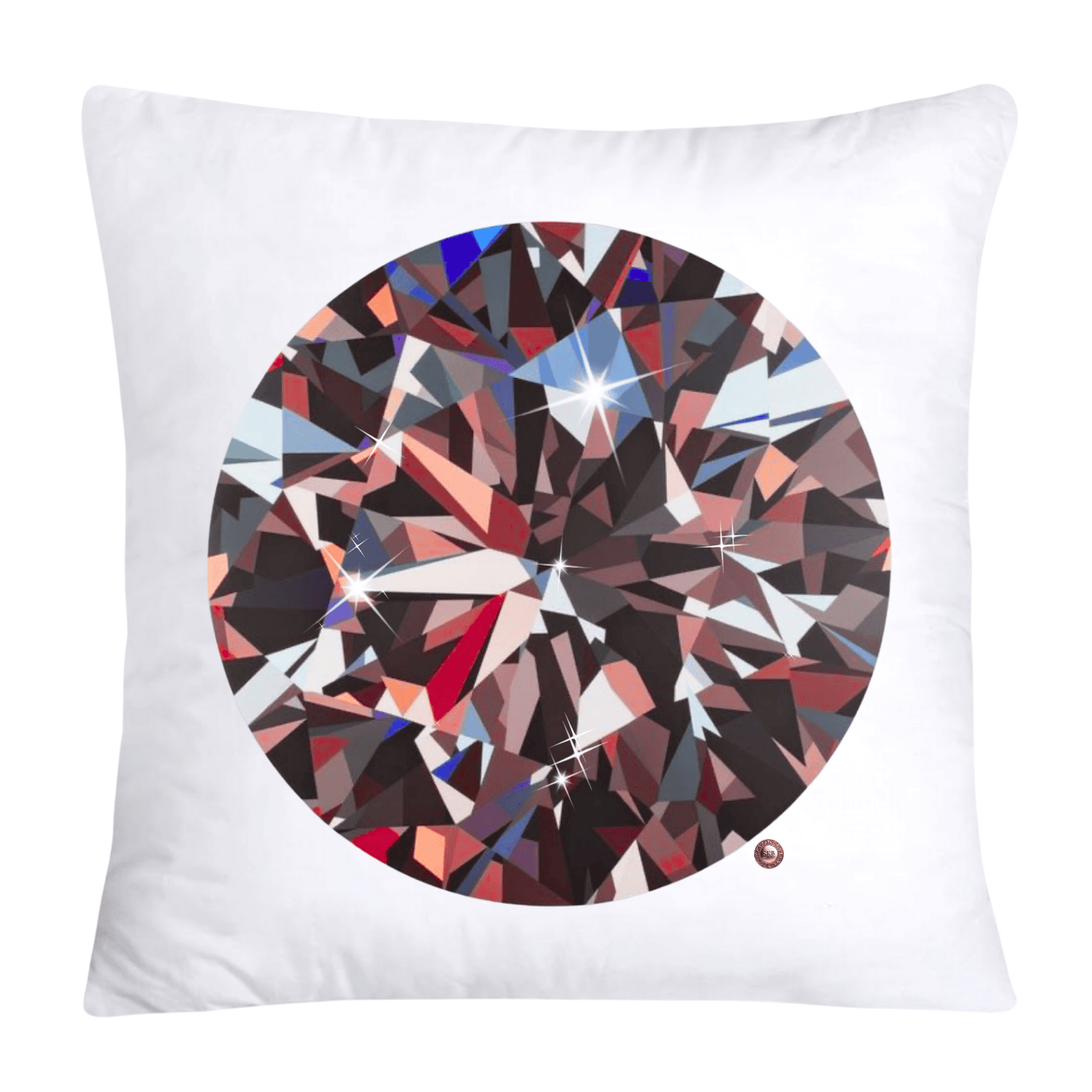 Sparkling Diamonds and Gemstone Pillow Covers-3603
