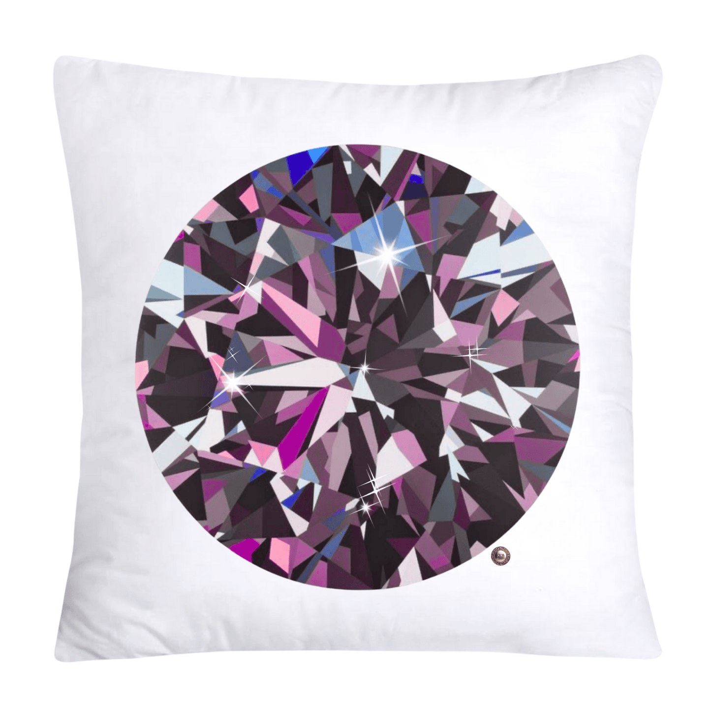 Sparkling Diamonds and Gemstone Pillow Covers-3602