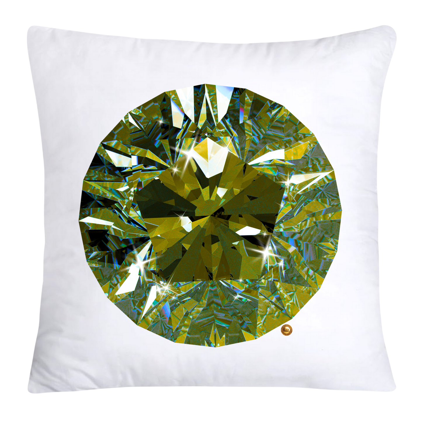 Sparkling Diamonds and Gemstone Pillow Covers-3674