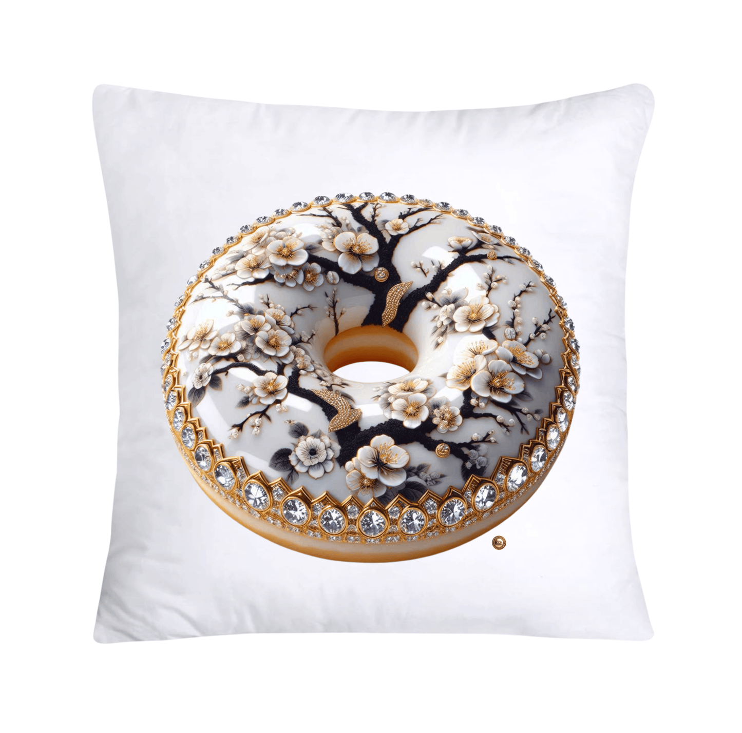 Black Willow Chinoiserie Donut Pillow Covers-3207