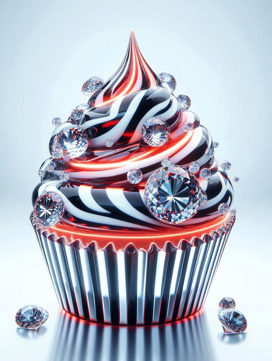 Blown Glass Cupcake Pillow Covers