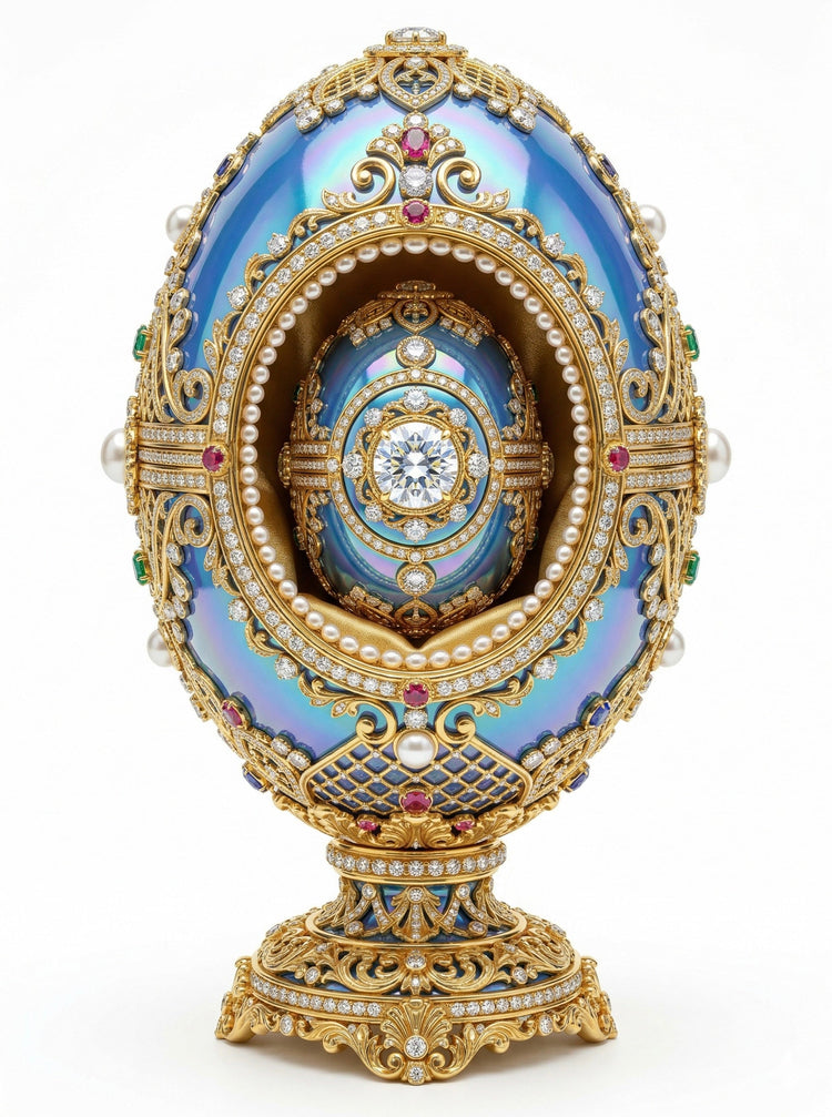 Stunning Inspired Faberge Egg Pillow Covers
