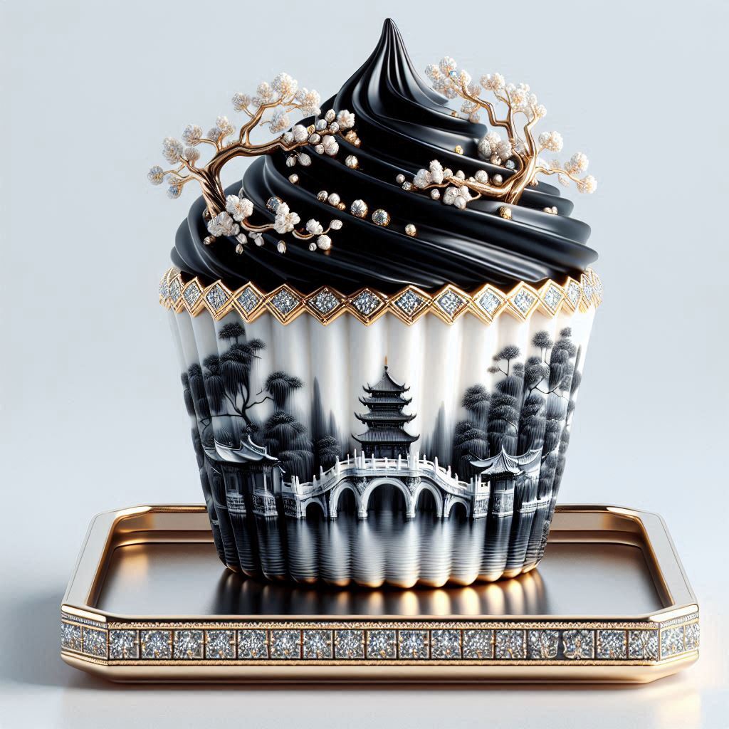 Black Willow Cupcake Pillow Covers