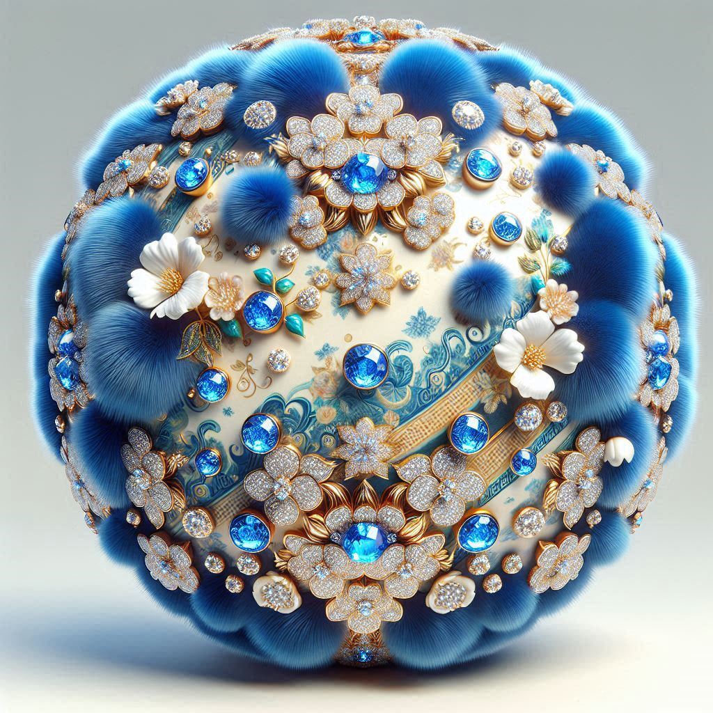 Blue Willow Orb/Ball Pillow Covers