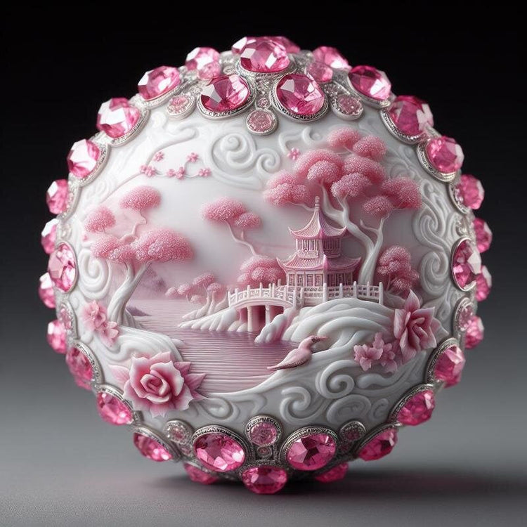 Pink Willow Ball/Orb Pillow Covers