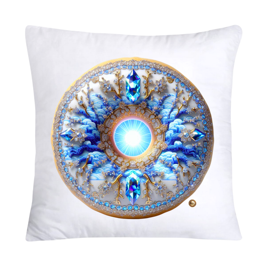 Blue Willow Whimsical Donut Throw Pillow Covers 18X18-2211