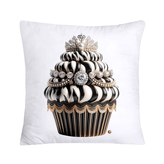 Royal and Wild Animal Print Cupcake Pillow Covers 18x18-3357