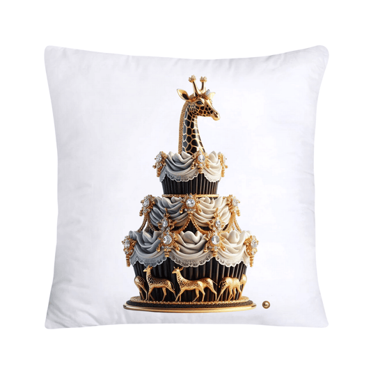 Royal and Wild Animal Print Cupcake Pillow Covers 18x18-3392